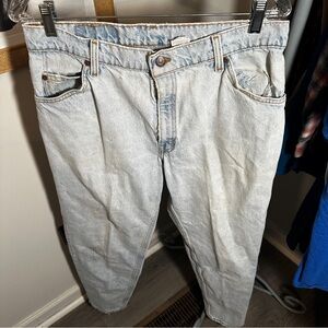 VTG Levi's 950 Jeans Womens 15 Short 90s USA Orange Tab Relaxed Fit Tapered